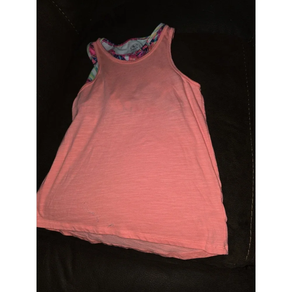 Athletic works sports outfit tank with bra and shorts size‎ 10 12